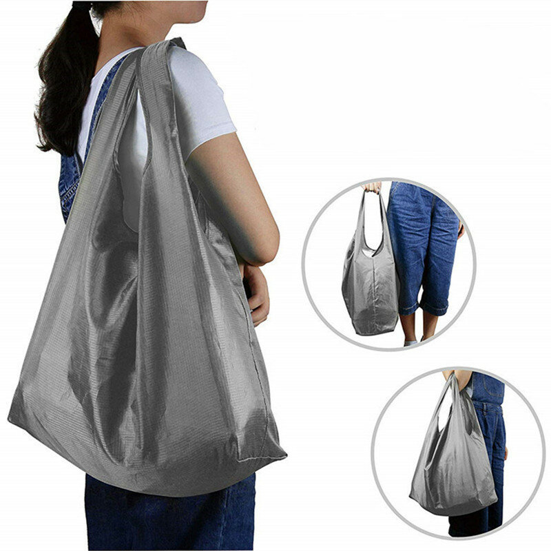 Tragbare, Wiederverwendbare Einkaufstasche 2023 Große Kapazität Wasserdicht Eco Tote Beutel Folding Lagerung Bequem Supermarkt Handtaschen