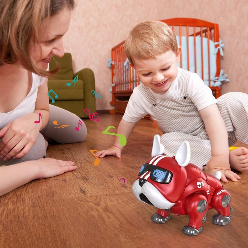 Robot Dog Toy For Kids Toy Dogs That Walk And Dance Free Moveable Electronic Pets Dancing Robot For Kids Boys And Girls Adults