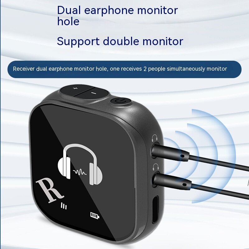 Casque Bluetooth sans fil professionnel, carte son, diffusion en direct, surveillance de l'oreille arrière, super longue veille, 5.8g