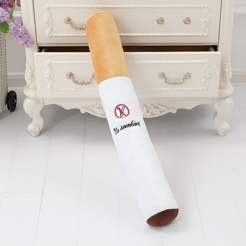Креативная забавная курительная цилиндрическая подушка для сигареты, 25-75 см, плюшевые игрушки, подушки