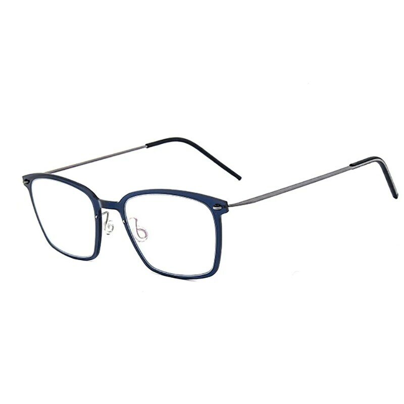 Kacamata Mode Pria Wanita Titianium Kacamata Bingkai Resep Miopia Optik Hiperopia Kacamata Anticahaya Biru Oculos