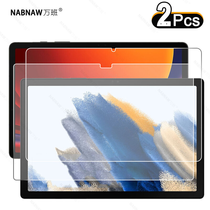 2PCS HD Scratch Proof Tempered Glass Screen Protector For Samsung Galaxy Tab A8 A7 lite A9 Plus S9 FE S8 S7 S5e S6 lite 2024