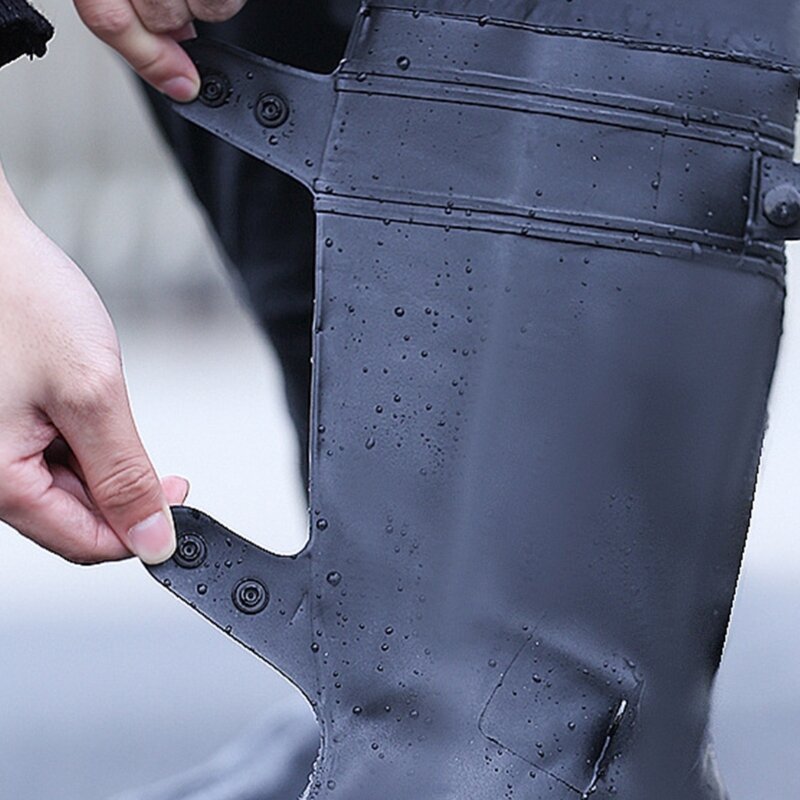 1 par protectores cubierta para zapatos lluvia Unisex para día nieve lluvioso motocicleta Scooter