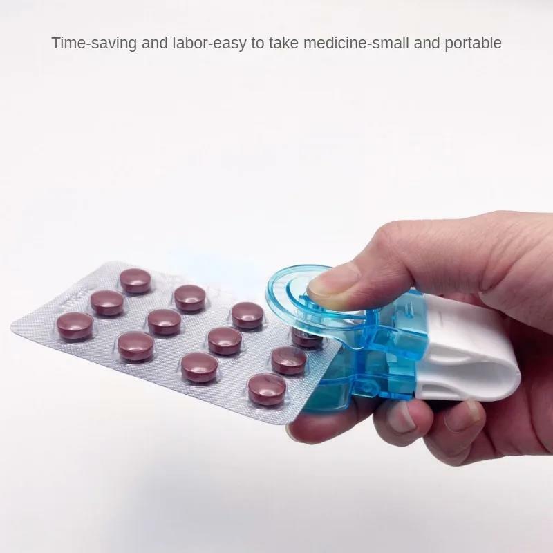 1Pcs Simple Transparent Portable Pill Taker Suitable For Pill Taker Dustproof Pill Taker Pill Box Opener Medicine Storage Box