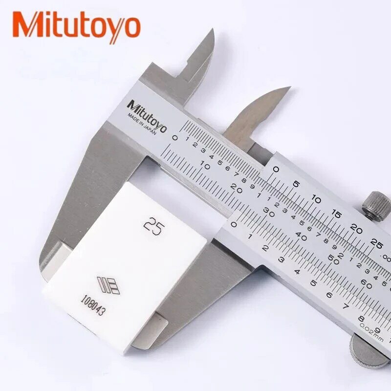 Mitutoyo-Calibradores de escala de medición 530-104, calibrador Vernier 6 en 0-150mm, 200mm, 300mm, 0,02mm, herramientas de acero inoxidable