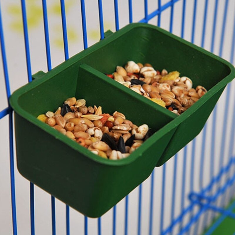 YYSD Comedero para pájaros Tazas Colgantes Taza Agua para Pollo para Palomas Plato alimentación plástico para