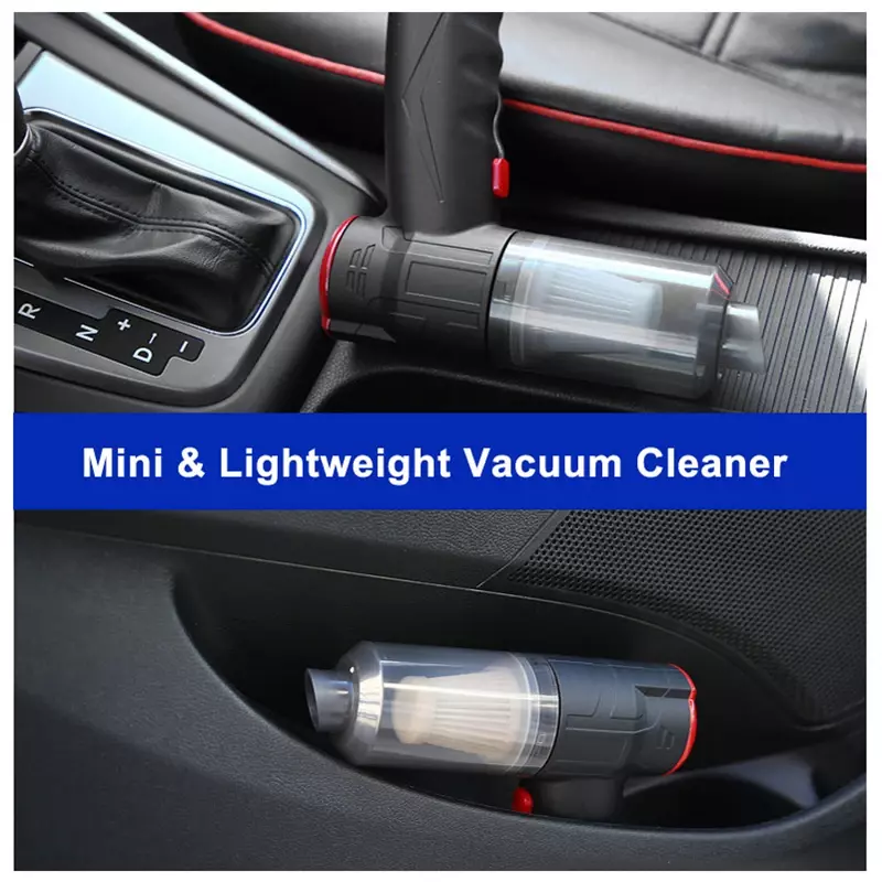 Portable Car Vacuum Cleaner Wireless Handheld Vacuum Cleaner 16000Pa For Car Strong Suction Vacuum Cleaner and Air Blower 2in1