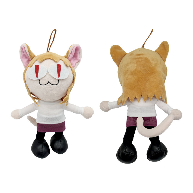 Neco Arc-peluches de Anime Neco Arc de 10,6 "para Fans y amigos, muñeco de peluche bonito, regalos