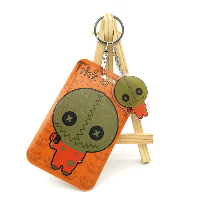 Porte-clés avec pendentif en forme d'animal pour femme, en acrylique, joli cadeau pour ami, Halloween
