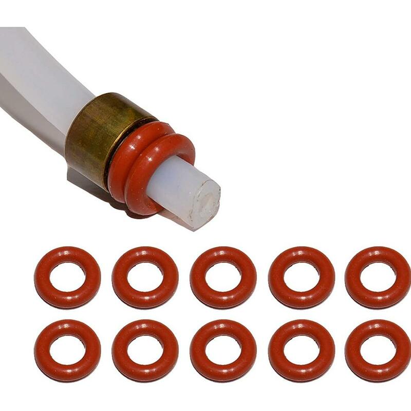 Lavadora de vedação de silicone comestível, O-rings para Saeco/Saeco Odea, vermelho, VMQ Repair Box Sortimento Kit, 1 Pc, 10 Pcs, 15Pcs