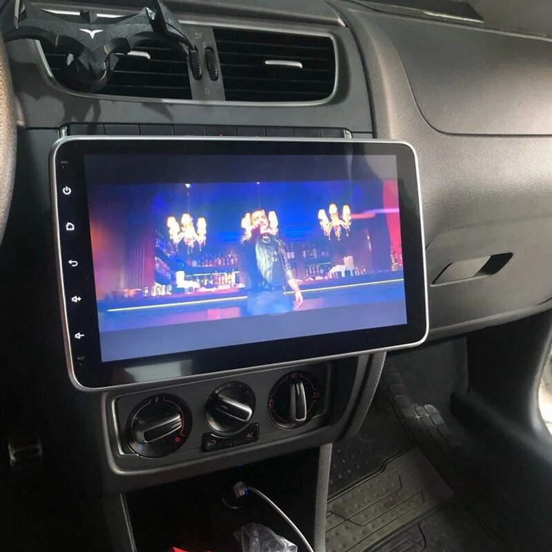 Uniwersalny Android 1 Din radio samochodowe obrotowy samochodowy odtwarzacz multimedialny Radio samochodowe Stereo GPS WiFi regulowane radio samochodowe odtwarzacz wideo