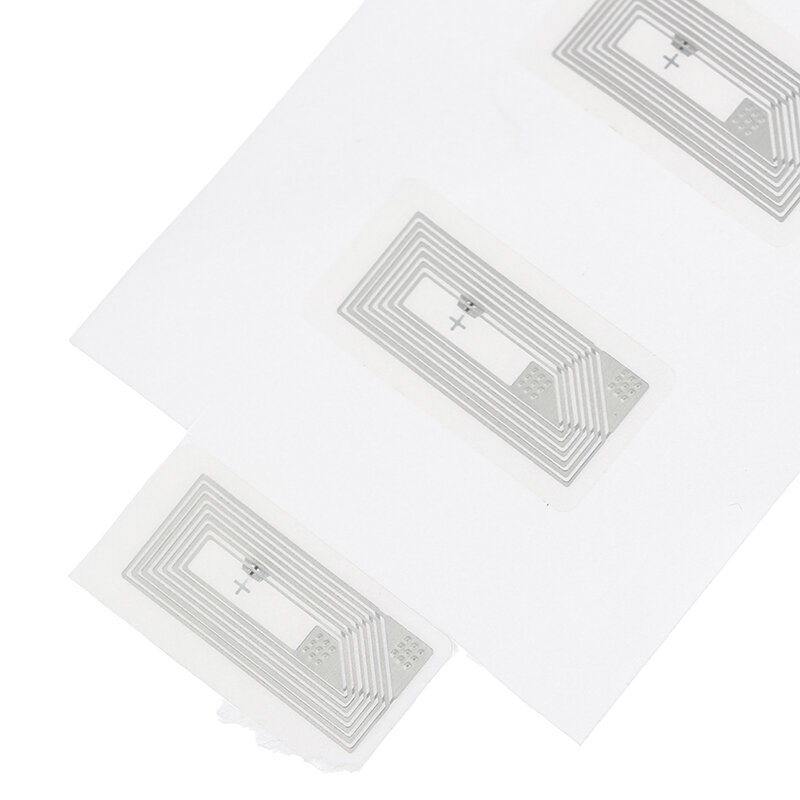 Etiqueta Adhesiva Ntag213 con Chip NFC, 10 piezas, incrustaciones húmedas, 2x1cm, 13,56 MHz, RFID