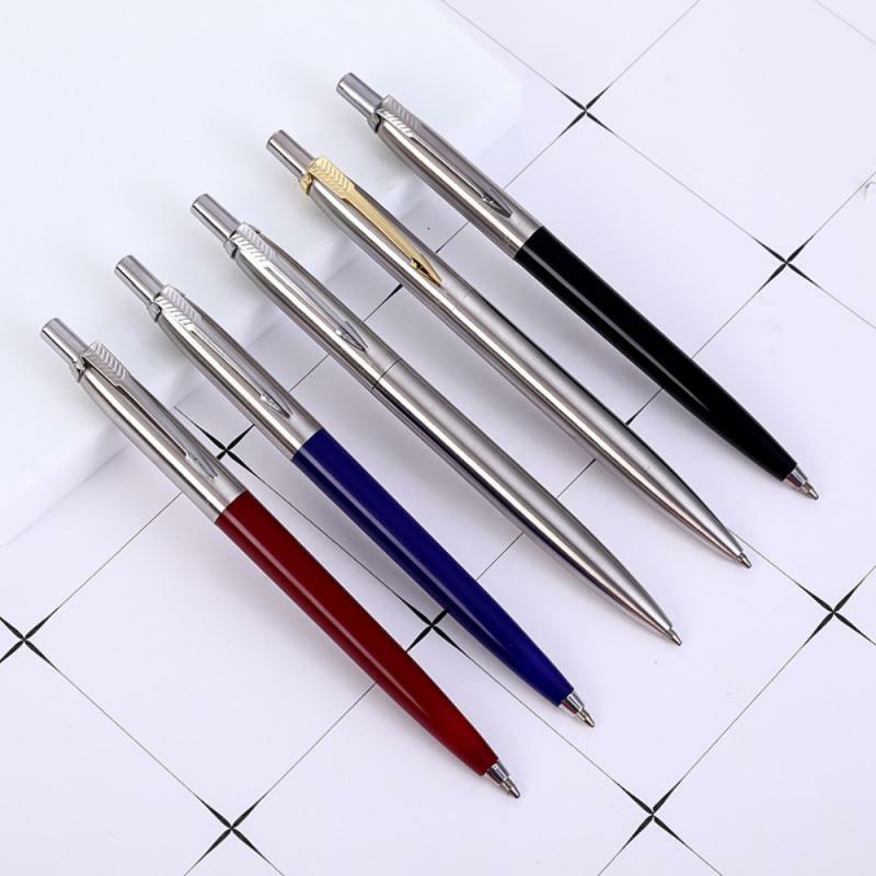 1/2PCS Ballpoint Pen Luxury Signature Pen Quality Metal Ball Point Pens Automatic Ball Pen Business Office School Office