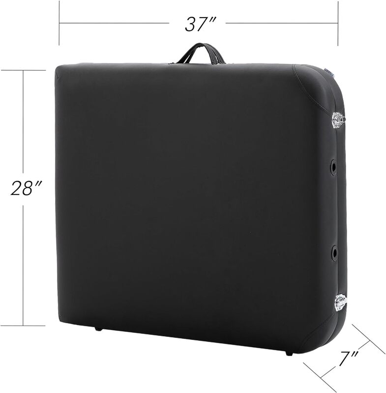 Lettino da massaggio portatile preferito Sierra Comfort (nero), SC-501A