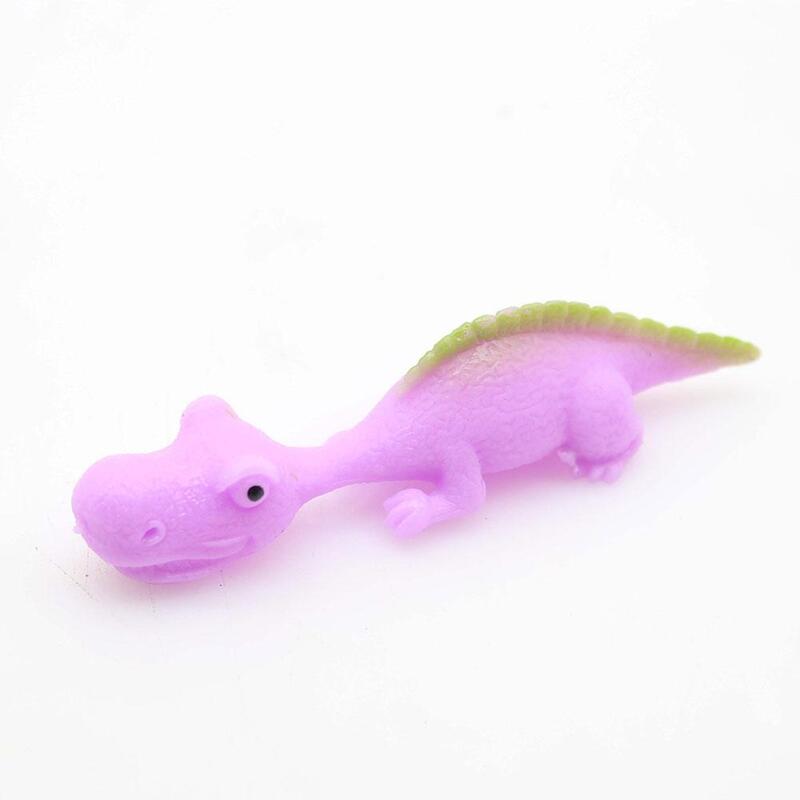 5/10Pcs Dinosaur Finger Catapult Decompression Toy TPR Finger Slingshot For Kids Birthday Party Favors Goodie Bag Pinata Fi C1Y6