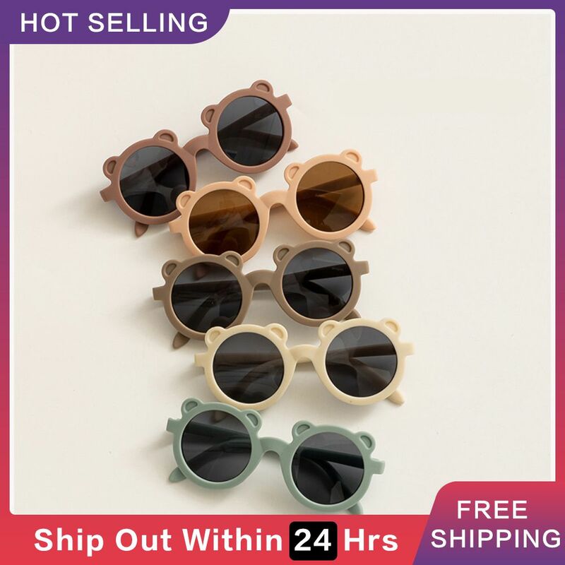 2023 модные круглые детские солнцезащитные очки, классические милые детские солнцезащитные очки для девочек и мальчиков, защитные очки UV400, детские солнцезащитные очки