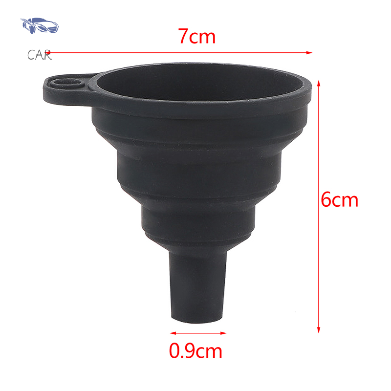 Foldable Car Engine Funnel Silicone Liquid Funnel Washer Fluid Change Portable Auto Engine Oil Change Funnel Car Accessories