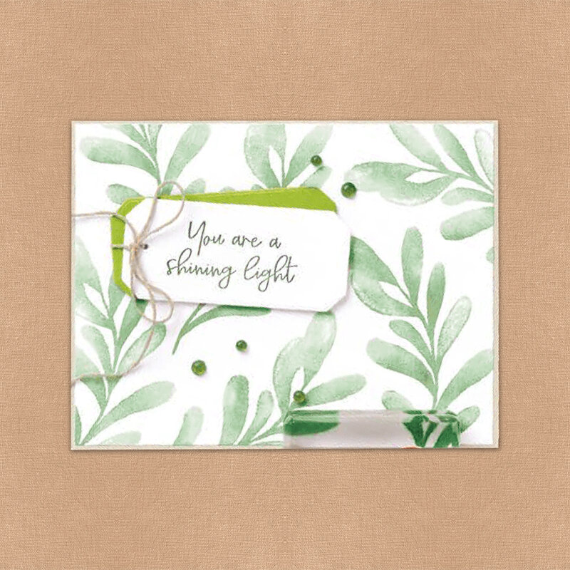 MP951 You Are Beautiful Clear Stamp Cutting Dies Spring Leaves DIY Scrapbooking Supplies Stamps Metal Dies For Cards Album Craft