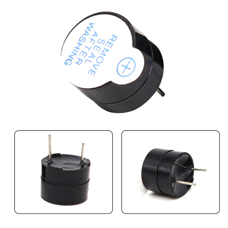 Buzzer (piece) Mini DIY Buzzer ABS Black 2500+-200HZ Active Buzzer Tone Piezo 100% New 7.5MM Product Foot Spacing