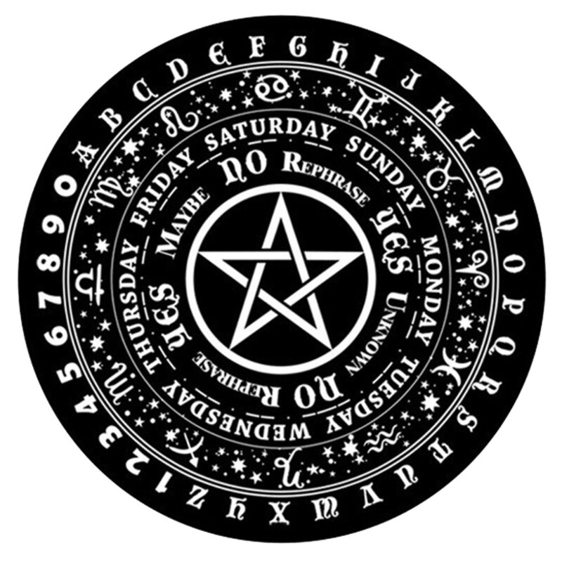 Podkładka gumowa Tablica wahadłowa Wróżby Tablica radiestezyjna Wiccan Tablica podejmowania decyzji