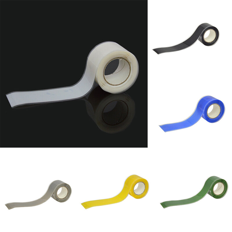 Paddles Repair Tape Silicone Grip Tape Strong Self-adhesive White Yellow Black Fishing Hunting And Other Equipment