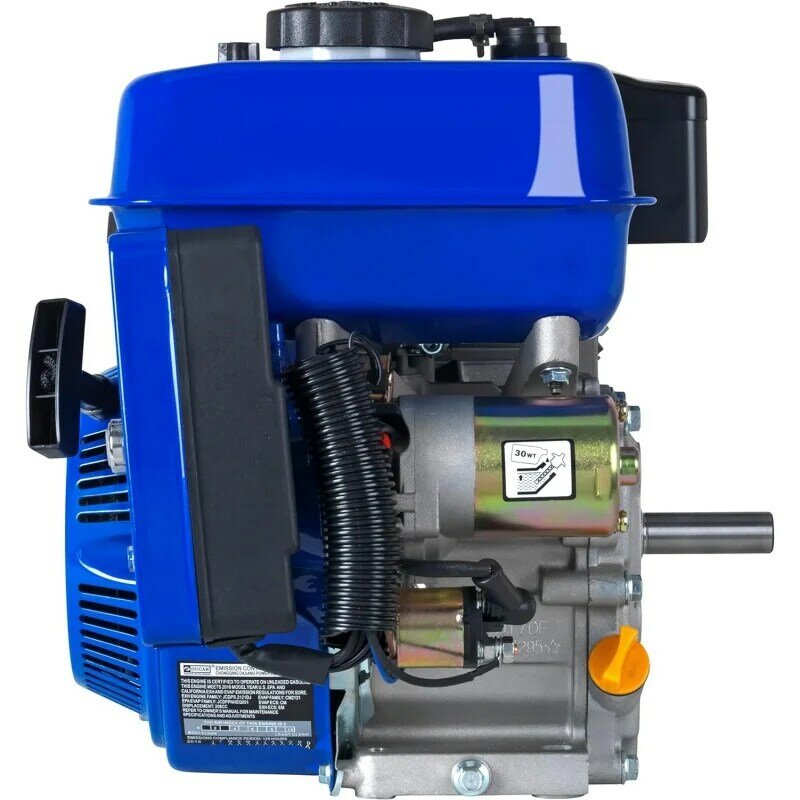 Электрический Пусковой двигатель DuroMax XP7HPE 208cc с питанием от газа, одобрено 50 государственными стандартами, многофункциональный синий двигатель