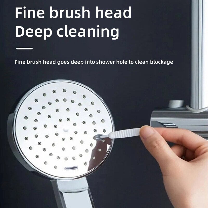 Bad Mikro Nylon Bürste Dusch kopf Anti-Verstopfung Reinigungs bürste Handy Loch Poren spalt Wasch werkzeuge Toilette Zubehör