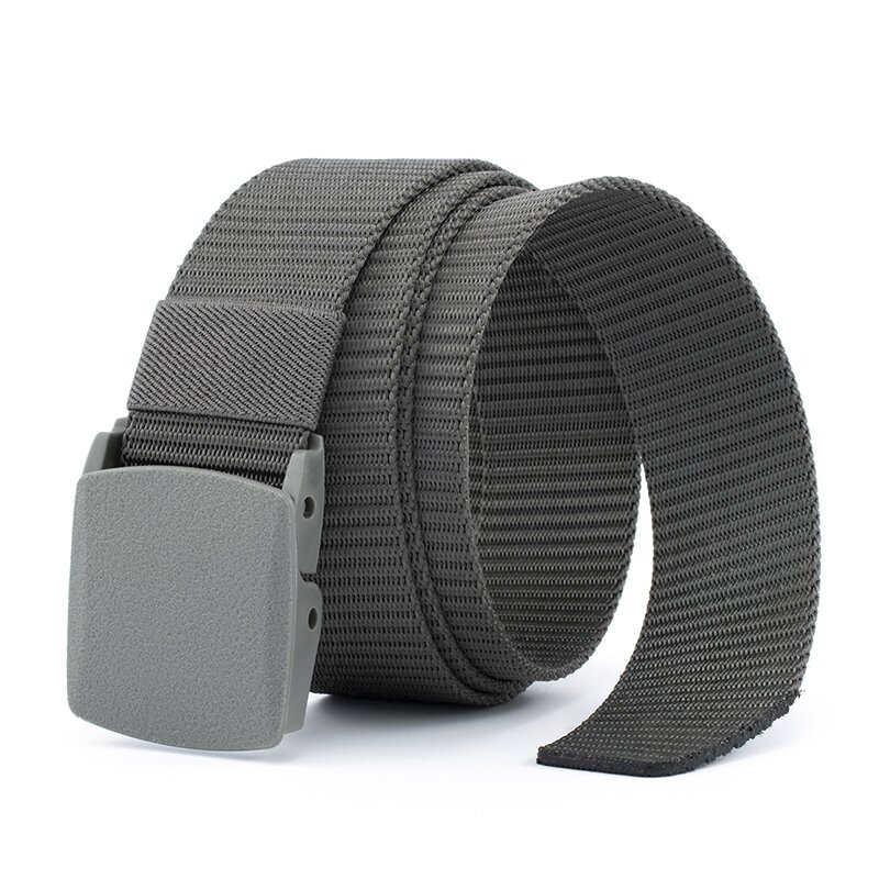 120cm Long Military Tactical Waist Belt Adjustable Plastic Buckle Nylon Belts Trousers Straps Men High Quality Pants Waistband