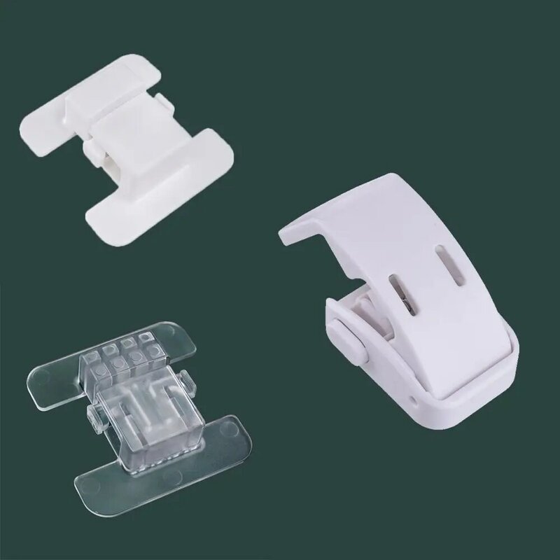 Multipurpose Plastic Cabinet Locks para crianças, protetor de ângulo direito, equipamentos de proteção, bloqueios transparentes, correias