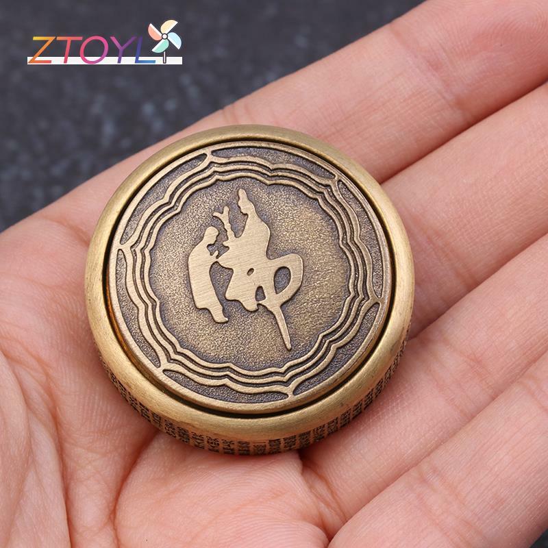 Zen Buddha Brass Spinner Adult Kids Metal Toys ADHD Hand Spinner Anti-stress toys Anxiety Stress Relief Desk Toys
