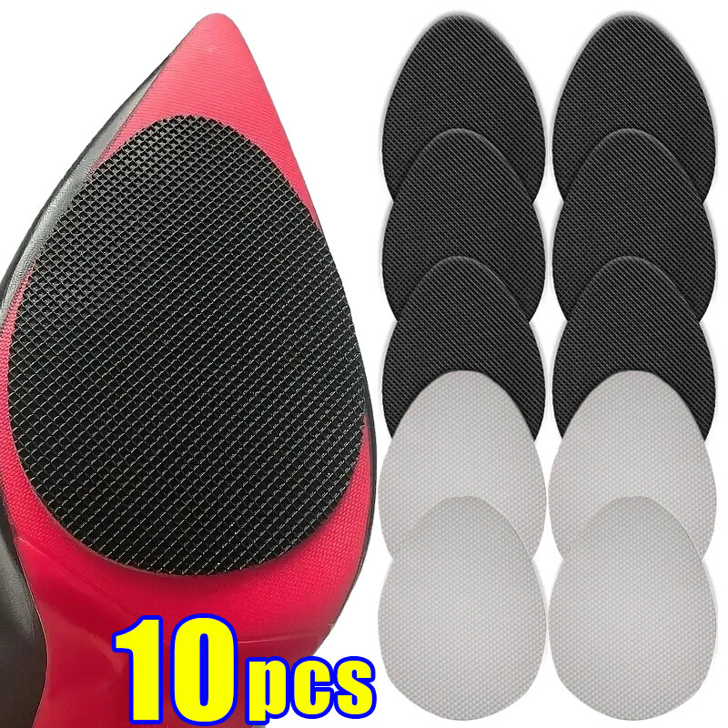 Black Clear Non-slip Shoe Sole Protector High Heel Sandal Wear-resistant Outsole Pad Rubber Frosted Mat Shoes Bottom Stickers