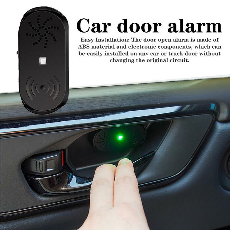 1pc Car Door Alarm Loud Volume Prompt Quick Response Car Door Sensitivity Anti-Collision High Opening Accessory With Device X1S8
