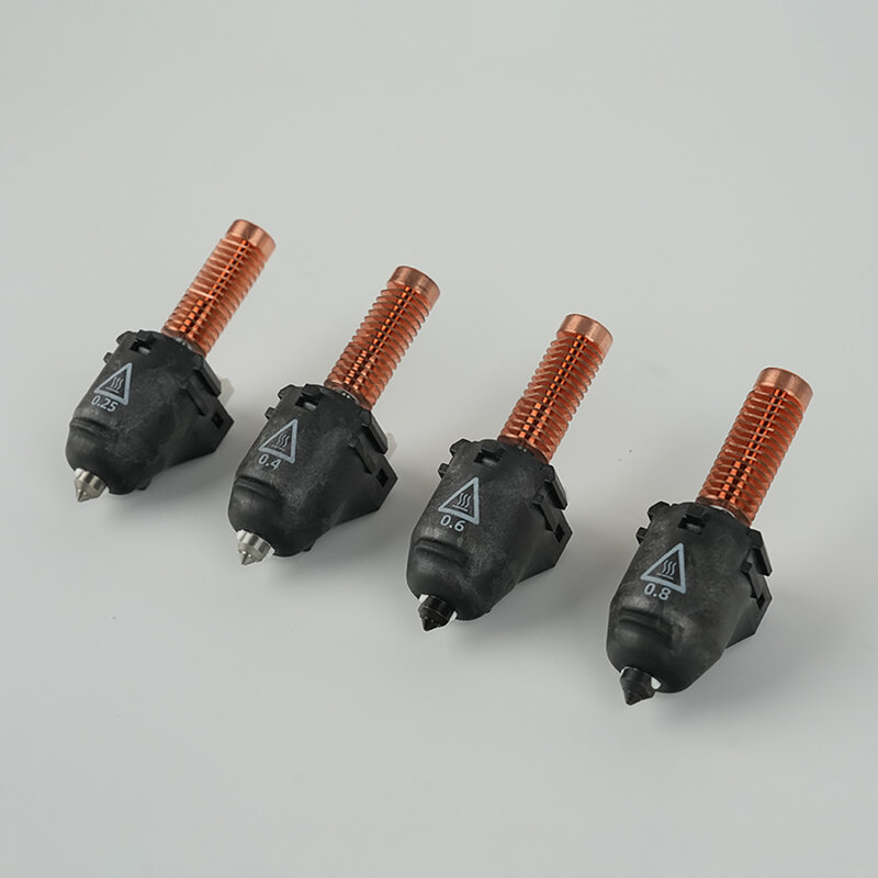 Accessori per stampanti 3D Flashforge gruppo ugelli per Adventurer serie 5M 0.25mm/0.4mm/0.6mm/0.8mm ugelli ad alta velocità