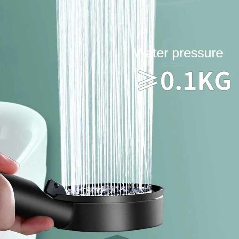 5 modalità soffione doccia regolabile ad alta pressione soffione doccia a risparmio idrico massaggio con acqua soffione doccia gancio tubo accessori per il bagno