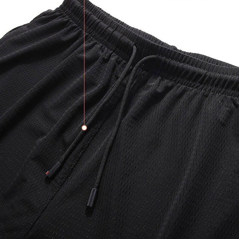 Men Sports Training Bodybuilding Seamless Summer Shorts Loose Solid Color Workout Fitness GYM Short Pants Sweatpant