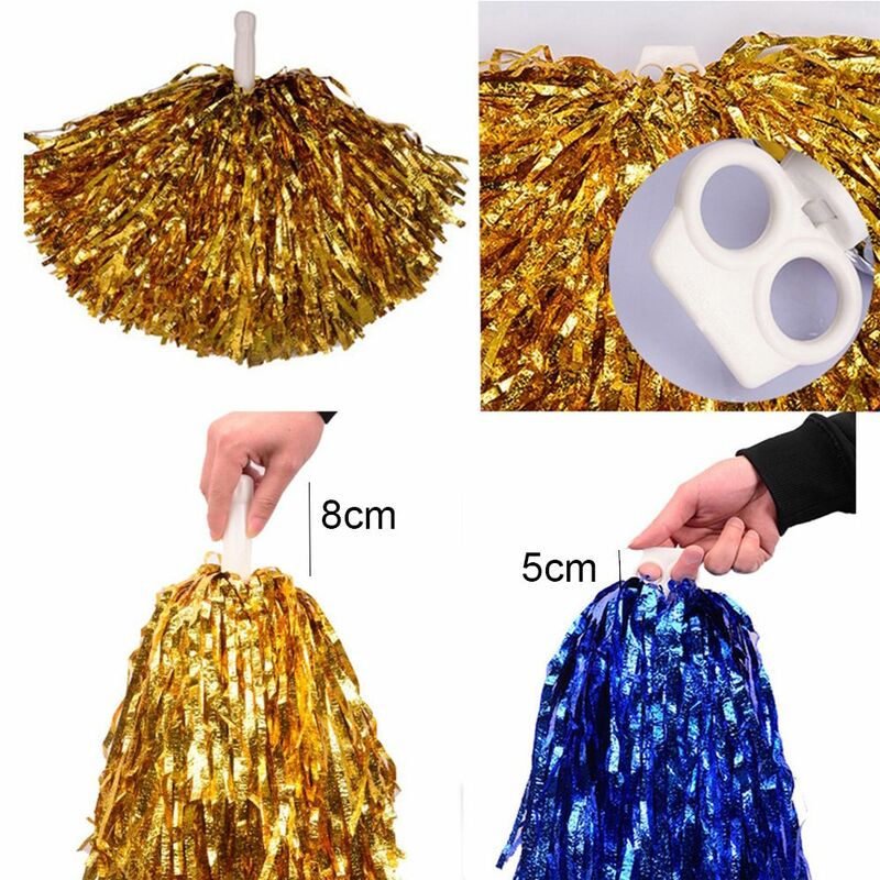 1pc/1pair Game Pompoms Cheap Practical Cheerleading Cheering Apply to Sports Match and Vocal Concert Decorator Sport Supplies