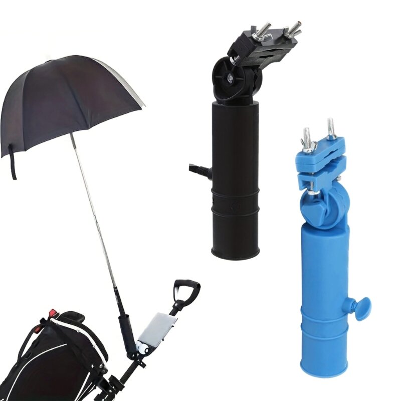 Регулируемый держатель зонта для тележки для гольф-клуба для коляски, инвалидной коляски, спорта на открытом воздухе Y1QE