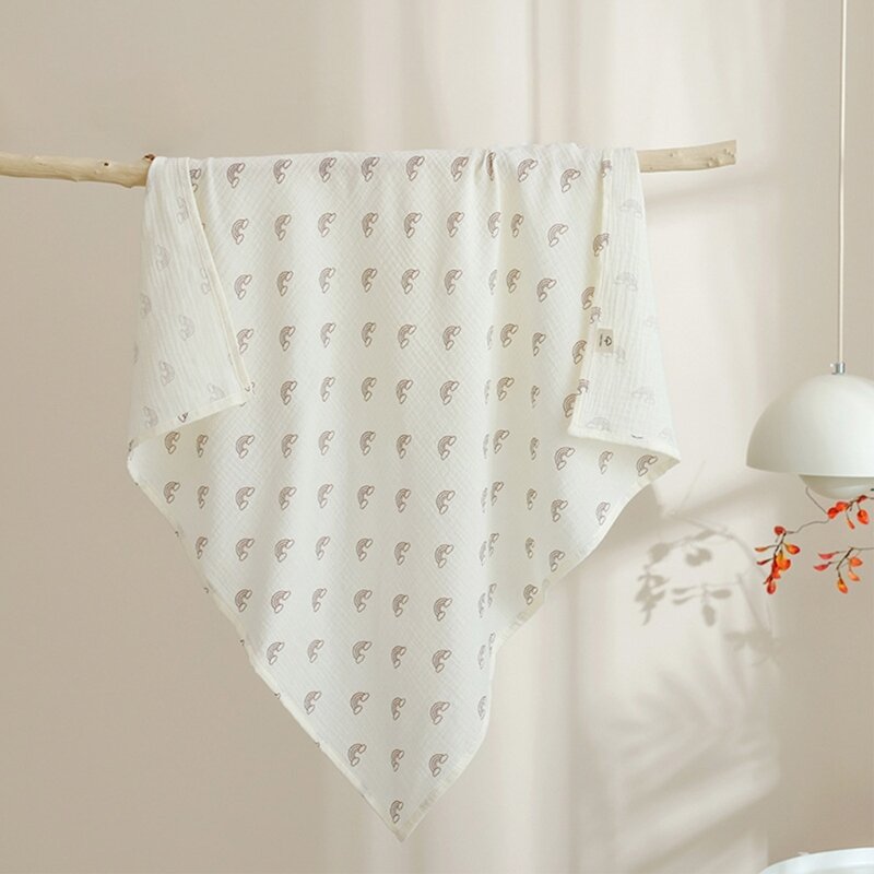 Toalla de algodón ultraabsorbente para bebé, manta de muselina para recién nacido, mantas para cochecito, funda infantil