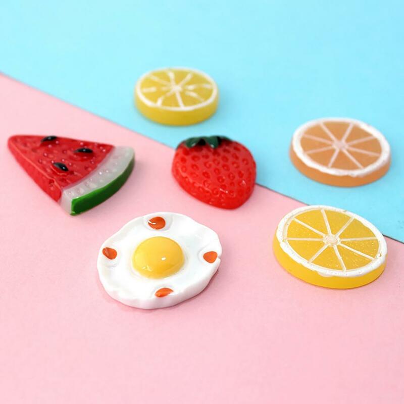 5 Pcs Miniature Toy Great Ornaments Vivid Food Handicraft Decors for Phone  Handicraft Decors  Embellishments