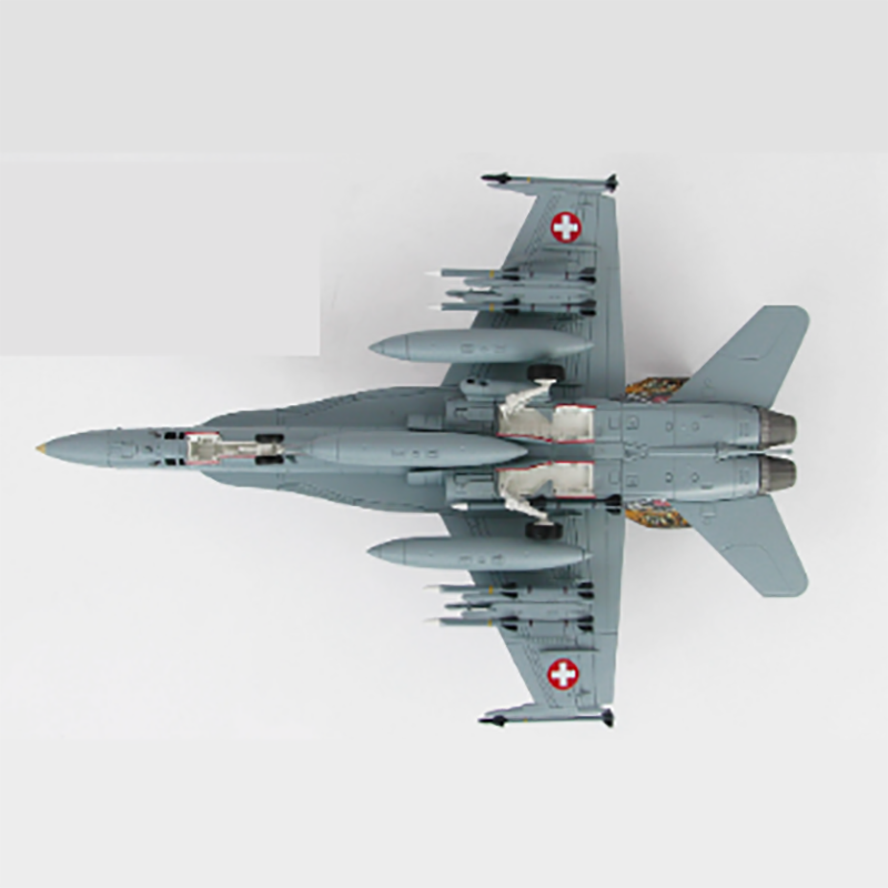 Alloy Plastic Fighter Jet Model, Toy Gift Collection, Simulation Display Decoração, Men's Presentes, Die Cast, F A-18C, 1:72 Escala