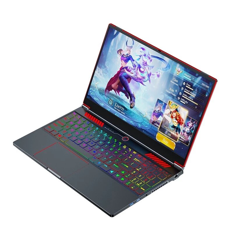 Topton-ordenador portátil para videojuegos, Notebook de 16,1 pulgadas con Intel Core i9 10885H i7 10870H Nvidia GTX 1650 4G, Windows 11, Ultrabook de Metal, Wi-Fi