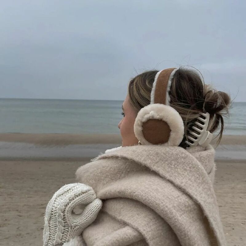 Warmer Plush Ear Muffs New Fashion Foldable Warm Earflaps Ear-Muffs Ear Cover Cold Protection Winter Ear Cover