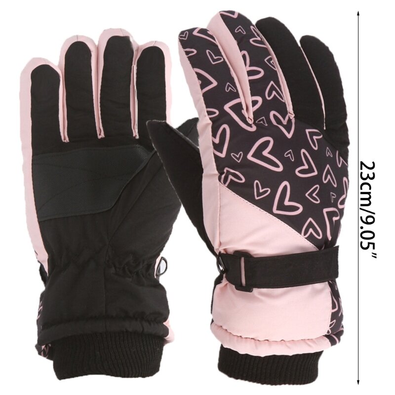 97BE детские перчатки для верховой езды, грелки для рук, лыжные перчатки для девочек и мальчиков, дышащие грелки для рук