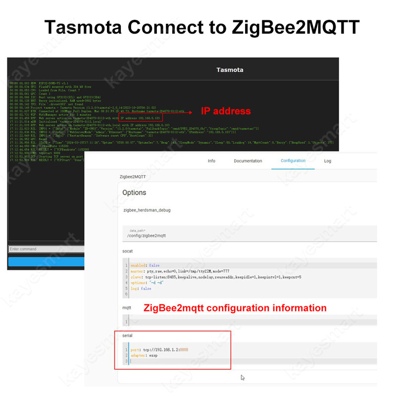 محور بوابة Zigbee الذكية ، التشغيل الآلي للمنزل ، جسر إيثرنت ، Tasmota ، MQTT ، البرامج الثابتة ، تعمل مع مساعد منزلي ، Zigbee2MQTT