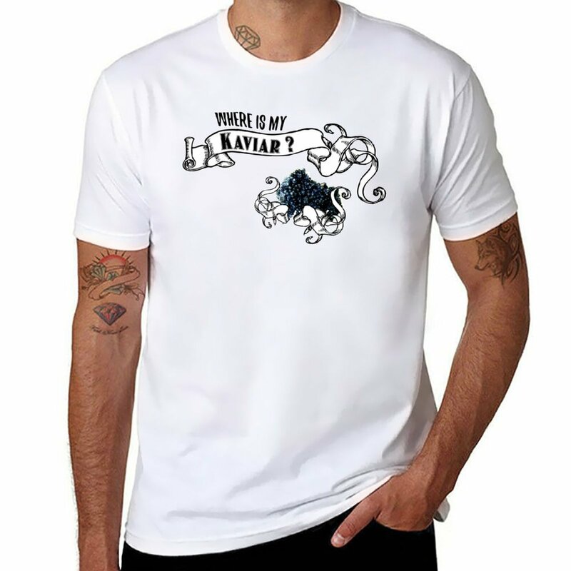Camiseta de regalo de esturión de caviar para hombres, ropa de verano, top deportivo para fanáticos, paquete de camisetas