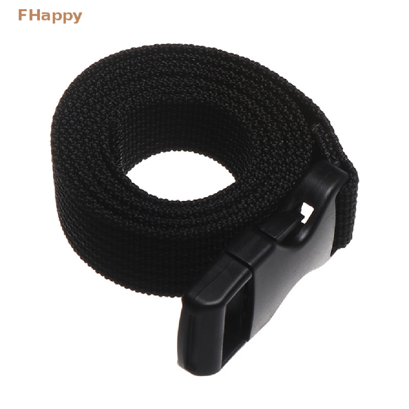 Sangle de ceinture en nylon durable pour bagages, noir, ceinture de voyage attachée, 0.5-3m