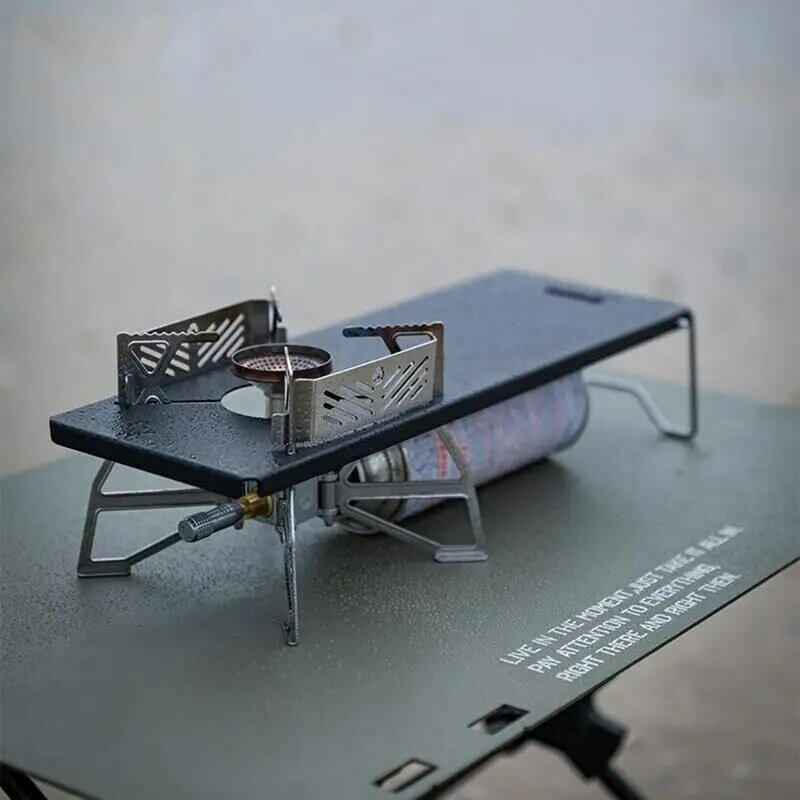 Kupu-kupu meja besi tahan angin dengan dilepas angin blok portabel lipat gantung Gas tabung kait untuk berbagai tabung Gas