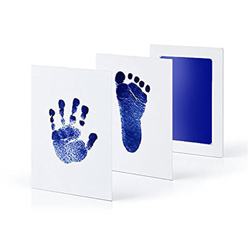 Large-XL Pet Non tossico Inkpad Footprint Handprint No Touch Skin Inkless kit per neonato e gatto Dog Paw Safe Prints souvenir