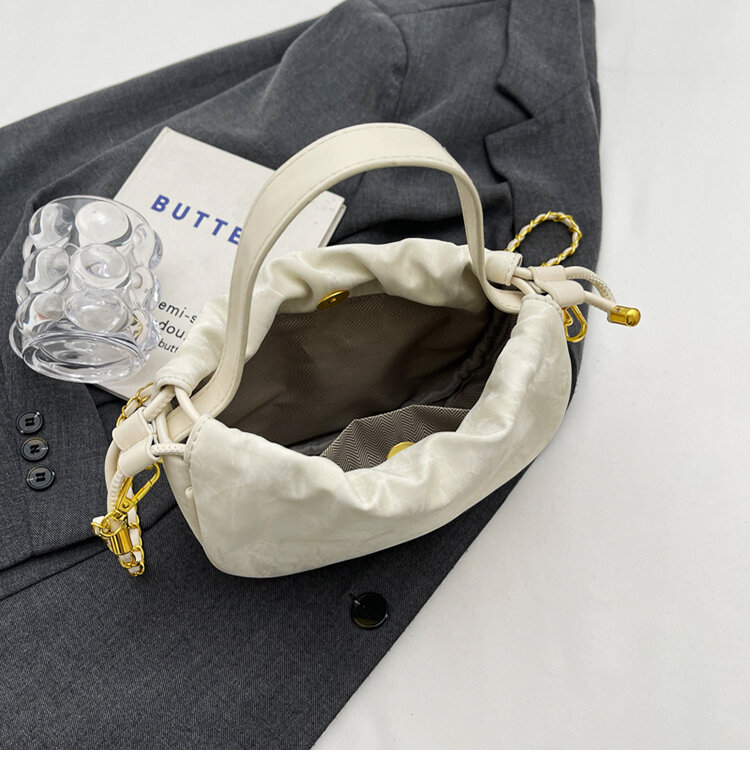 Trendy Designer Cloud Hobos Handtas En Portemonnees Bakken Schouder Crossbody Tas Voor Dames Casual 2024 Nieuwe Dames Messenger Bags