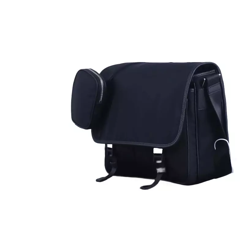 Школьная сумка, Повседневная сумка-мессенджер, черная нейлоновая водонепроницаемая сумка через плечо, сумка почтальона